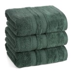 Ręcznik ciemna zieleń Porto 70x140 frotte 500g/m2 Eurofirany