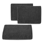 Ręcznik gładki czarny 70x140 frotte
