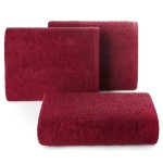 Ręcznik gładki bordo 70x140 frotte