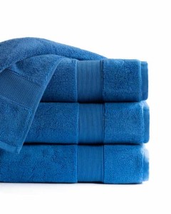 Ręcznik 70x140 gruby Rocco 600 g/m² niebieski– puszysty i chłonny