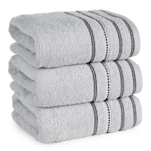 Ręcznik kąpielowy srebrny 70x140 Vento 500gr/m2