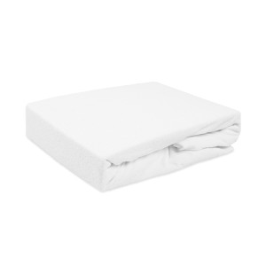 Prześcieradło frotte 120x200 z gumką biały