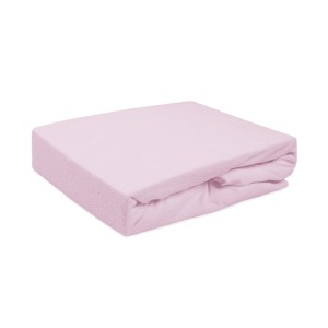 Prześcieradło frotte 120x200 z gumką wrzos