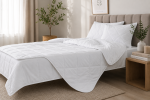 Kołdra 160x200 letnia cienka antyalergiczna biała SILVER 100g/m2