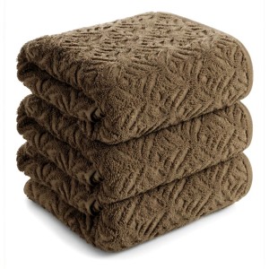 Ręcznik Egipt 2 50 × 90 cm jasny brąz – bawełna egipska 610 g/m²
