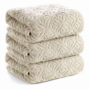 Ręcznik Egipt 2 50 × 90 cm beż – bawełna egipska 610 g/m²
