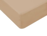 Prześcieradło jersey z gumką 160x200 beż